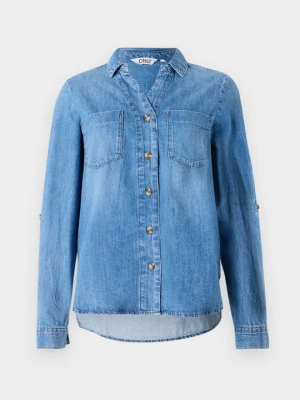 Bluzka Only niebieski denim