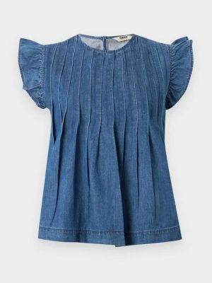 Bluzka Only niebieski denim