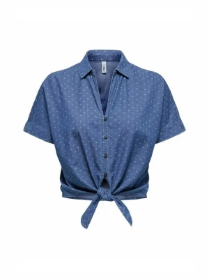 Bluzka Only niebieski denim