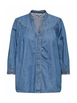 Bluzka Only niebieski denim