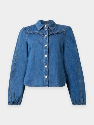 Bluzka Only niebieski denim