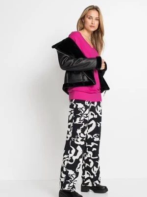 Bluzka oversize z lejącej wiskozy bonprix