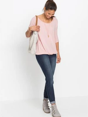 Bluzka oversize z mieszanki wiskozy bonprix