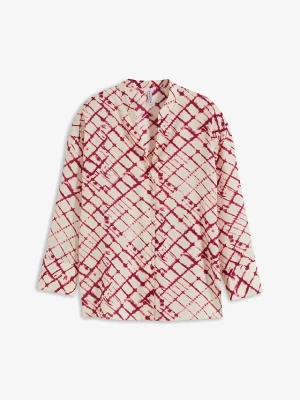 Bluzka oversized BonPrix fioletowy