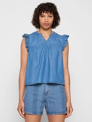 Bluzka Pepe Jeans niebieski