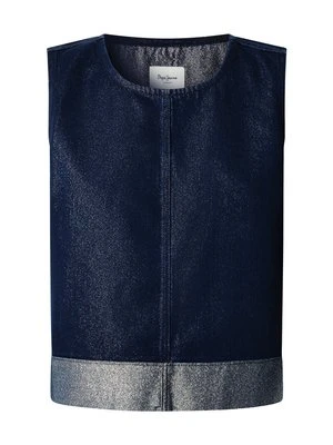 Bluzka Pepe Jeans niebieski denim