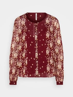 Bluzka Pepe Jeans bordowy