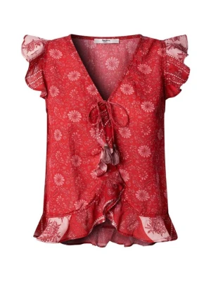Bluzka Pepe Jeans czerwony