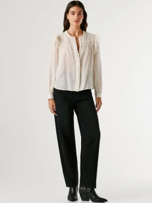Bluzka Pepe Jeans mleczny