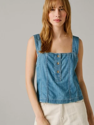 Bluzka Pepe Jeans niebieski denim