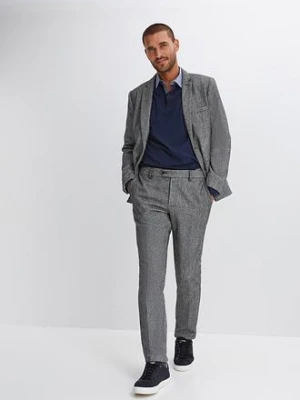 Bluzka polo z bawełnianej piki, długi rękaw bonprix