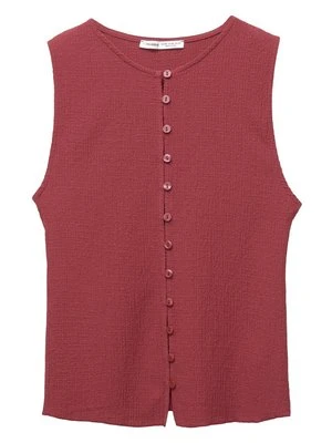 Bluzka PULL&BEAR ciemnoczerwony