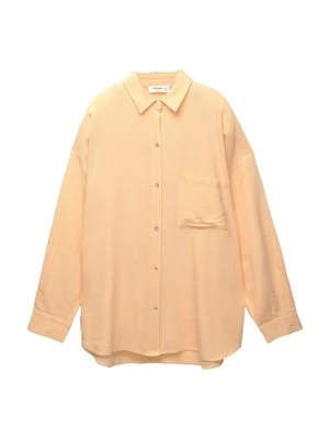 Bluzka PULL&BEAR pomarańczowy