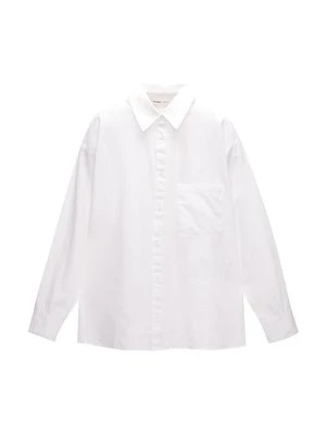 Bluzka PULL&BEAR biały