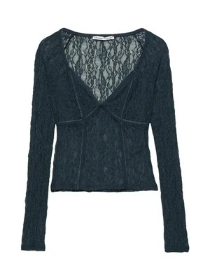 Bluzka PULL&BEAR jasnoszary