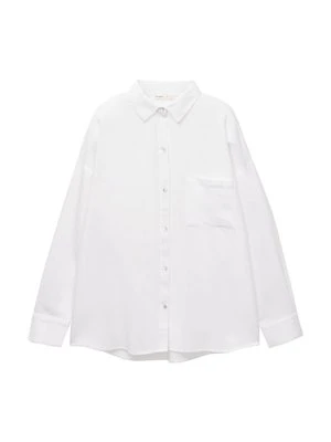 Bluzka PULL&BEAR biały