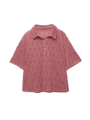 Bluzka PULL&BEAR różowy