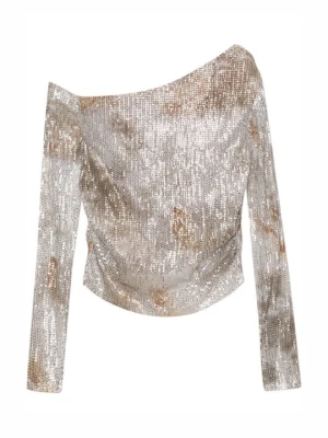 Bluzka PULL&BEAR beżowy