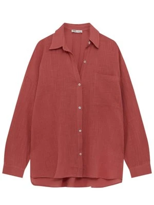 Bluzka PULL&BEAR czerwony