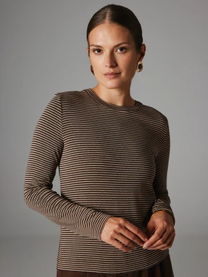 BLUZKA REYA BRĄZ- TAUPE XS - Flawless Brązowy