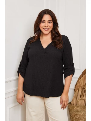 Plus Size Company Bluzka "Sarona" w kolorze czarnym rozmiar: 40