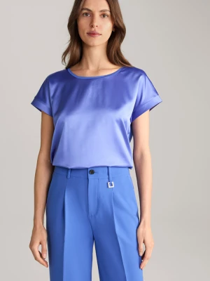 Bluzka satynowa Taila w kolorze niebieskim Joop