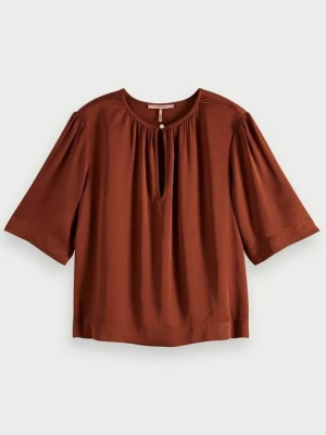 Bluzka Scotch & Soda brązowy