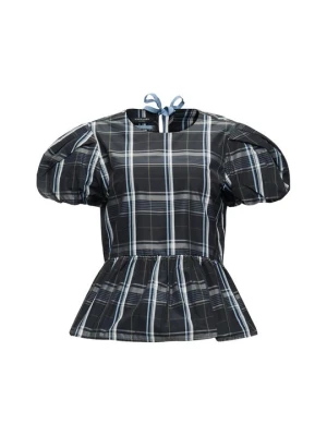 Bluzka Scotch & Soda ciemnobrązowy melanż