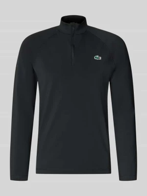 Bluzka sportowa z długim rękawem o kroju regular fit z technologią ultra-dry™ Lacoste Czarny