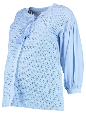 Bluzka Spring Maternity niebieski