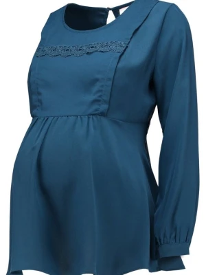 Bluzka Spring Maternity morski