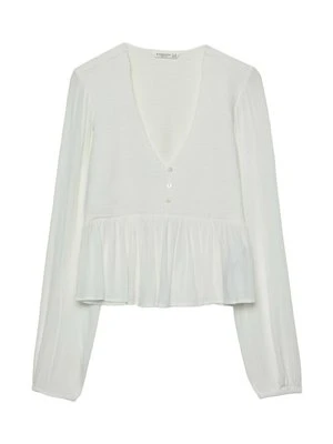 Bluzka Stradivarius mleczny