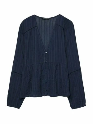 Bluzka Stradivarius granatowy