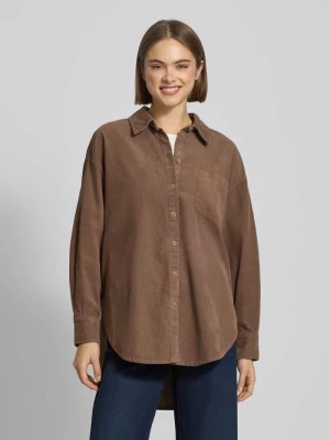 Bluzka sztruksowa o kroju relaxed fit z czystej bawełny model ‘AIME-MOXI’ Only