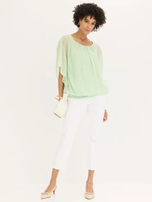 Bluzka szyfonowa z topem bonprix