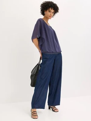 Bluzka szyfonowa z topem bonprix