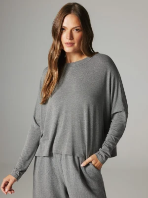 BLUZKA TELMA SZARA One size - Flawless
