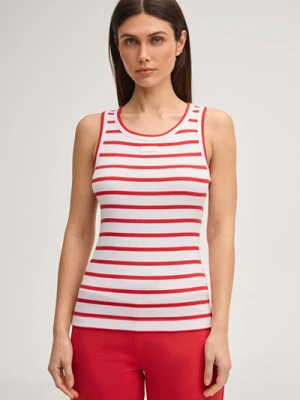 Bluzka Telma w biało-czerwone paski Joop
