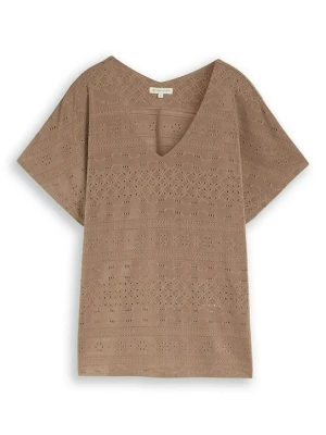 Bluzka Tom Tailor taupe