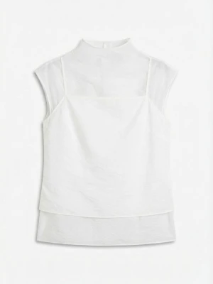 Bluzka Topshop beżowy