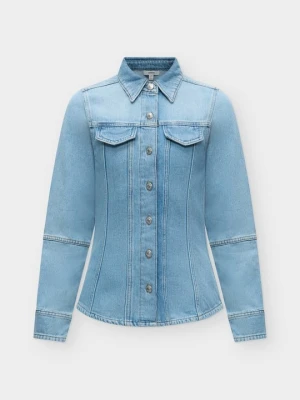Bluzka Topshop jasnoniebieski denim