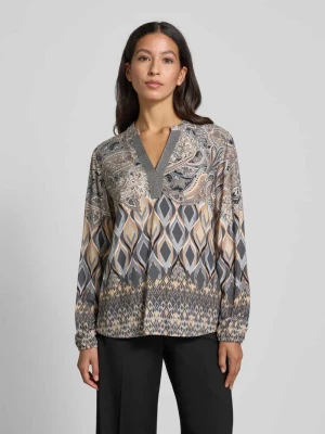 Bluzka tunikowa o kroju relaxed fit z czystej wiskozy model ‘September’ Betty Barclay