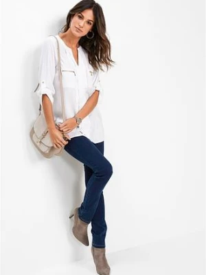 Bluzka tunikowa z lejącej wiskozy bonprix