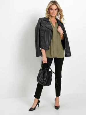 Bluzka tunikowa z lejącej wiskozy bonprix