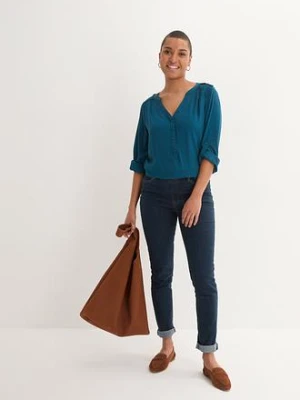 Bluzka tunikowa z miękkiej wiskozy bonprix