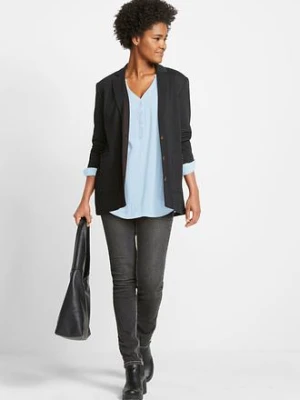 Bluzka tunikowa z miękkiej wiskozy bonprix