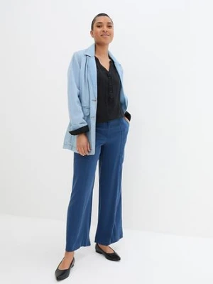 Bluzka tunikowa z miękkiej wiskozy bonprix