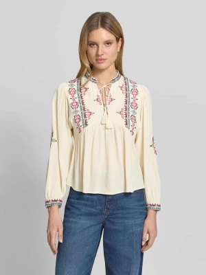 Bluzka tunikowa z wyhaftowanym motywem model 'TILT' Bash