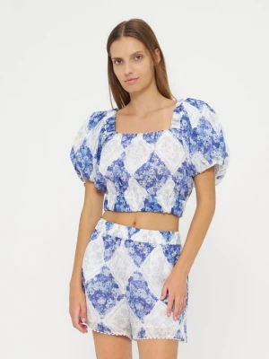 Bluzka TWINSET niebieski