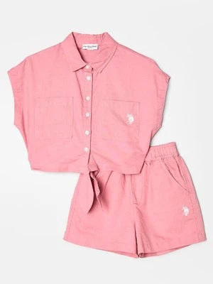Bluzka U.S. POLO ASSN. jasnoczerwony